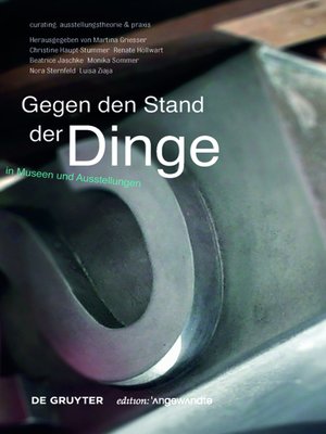cover image of Gegen den Stand der Dinge